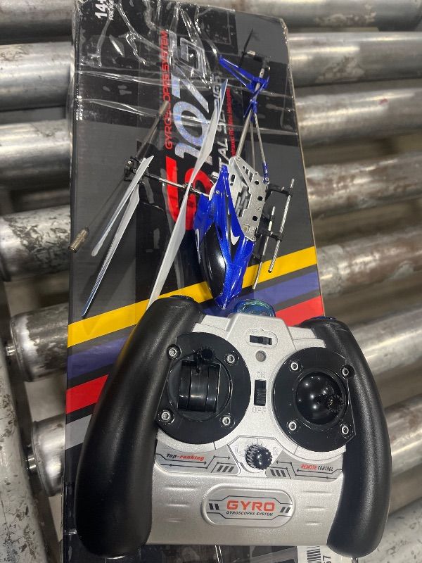 Photo 1 of **MISSING INSTRUCTIONS, UNABLE TO TEST**
Cheerwing S107/S107G Phantom 3CH 3.5 Channel Mini RC Helicopter with Gyro Blue