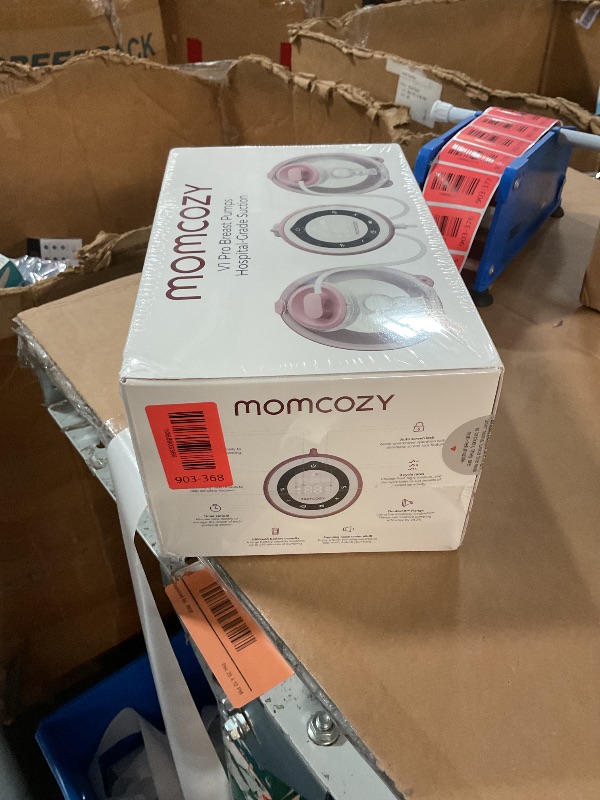 Photo 1 of ***LIKE NEW/OPEN BOX***
Momcozy Breast Pump V1 Pro Hospital-Grade, Hands-Free & Portable Wearable Pump, Upgraded Electric Pump with 3 Fine-Tuned Rhythms|15 Levels, Come with Leak-Proof DoubleFit Flange, Cozy Red.