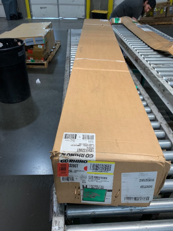 Photo 1 of ***FACTORY SEALED***Go Rhino 5" Oval 1000 Series Sidesteps & Brackets | Galvanized Steel, Textured Black | 105443280T | Fits 2024 Toyota Tacoma Double Cab