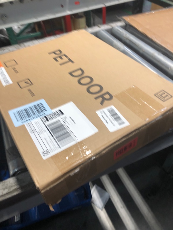 Photo 1 of Fldofaves Adjustable Dog Gate - 13-22 Inch Height, 18-43 Inch Width Extension - No Drill Pet Gate for Doorways, Stairs, Puppies - Heavy Duty Metal Safety Gate