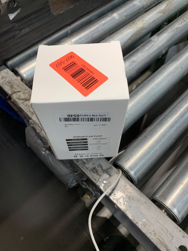 Photo 1 of ***(PARTS ONLY/ NON FUNCTIONAL)***Tire Inflator Portable Air Compressor, Bike Pump, 150PSI Air Pump for Car Tires with LCD Dual Screen and Digital Tire Pressure Gauge, Air Compressor for Bicycle, Motorcycle, Compact Car, Ball