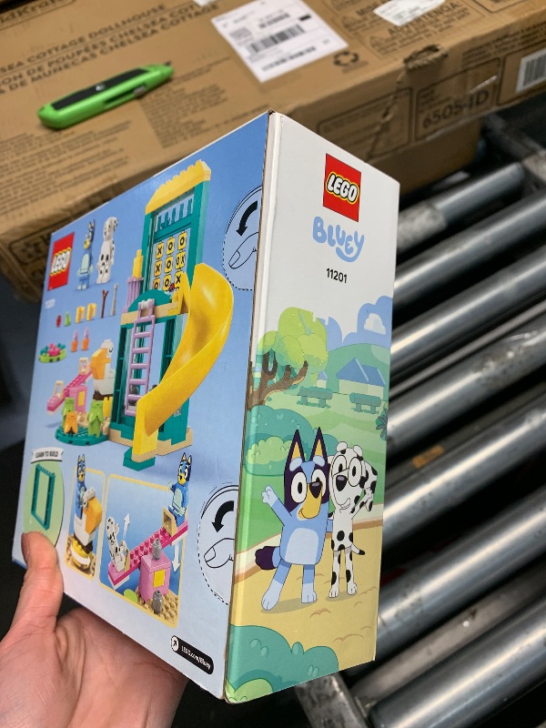 Photo 1 of ***FACTORY SEALED****LEGO Bluey Playground Fun with Bluey and Chloe Sensory Building Blocks - Preschool Pretend Play & Learning Toys for Kids - 4 Year Old Girl & Boy Birthday Gifts - 11201