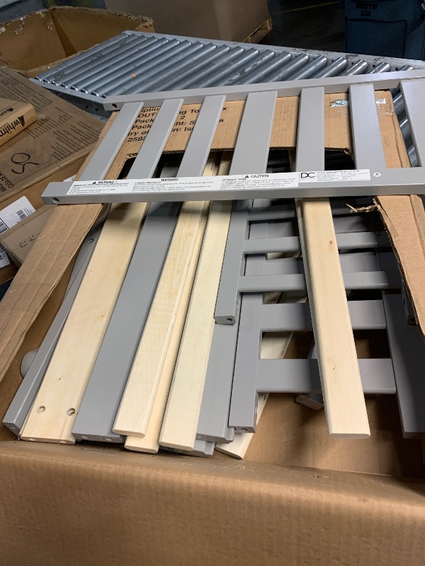 Photo 1 of **Parts Only** ***STOCK PHOTO FOR REFERENCE ONLY***Toddler Bed Safety Guard Rail for Sorelle Convertible Cribs - Solid Wood Rail for Convertible Crib to Toddler Bed Conversion - Safety Bed Rail for Children (Model #136, Brushed Ivory)