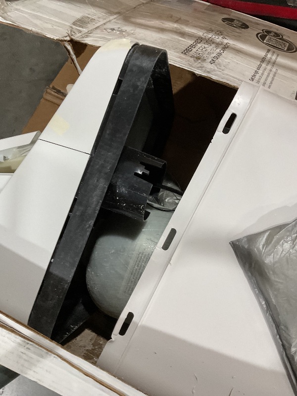 Photo 1 of **FOR PARTS, ITEM IS DAMAGED**
Kenmore 350 Water Softener System – 32,000 Grain Capacity Whole House Hard Water & Iron Reduction – Compact, Easy to Install, Salt Saving Technology