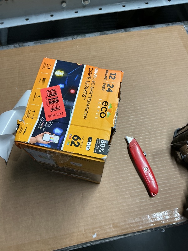 Photo 3 of Enbrighten Vibe Smart Color Changing String Lights, 24ft Black Cord, 12 Shatterproof Acrylic Bulbs, Weatherproof, Dimmable, Outdoor String Lights, Works with Alexa, Google Home, 2 Pack, 82764