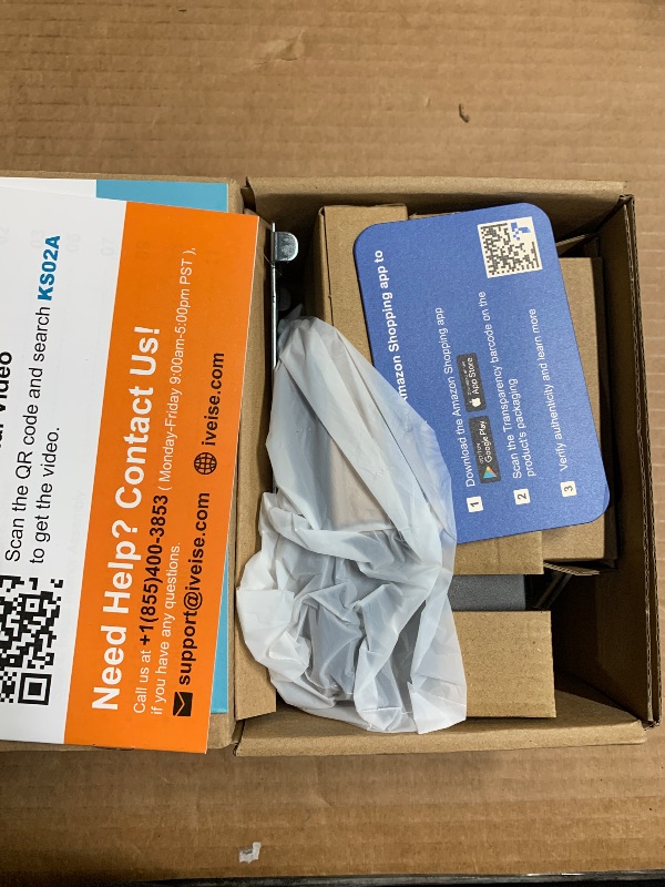 Photo 1 of *** PARTS ONLY *** Veise Fingerprint Door Lock Set, Keyless Entry Door Lock, Front Handle Set, Electronic Keypad Deadbolt with Lever Handle, 2 Keys, Auto-Locking, One-time Codes, Easy to Install, Oil Rubbed Bronze