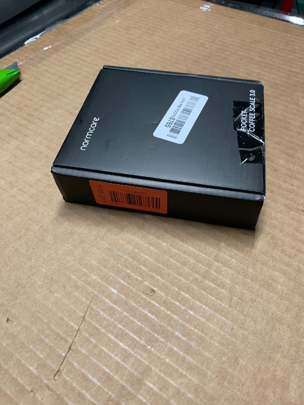 Photo 1 of Normcore Pocket Coffee Scale V3, Pour Over Drip Espresso Scale, Barista Scale with Timer, Anodized Aluminum Body with Back-Lit LCD Display, Black