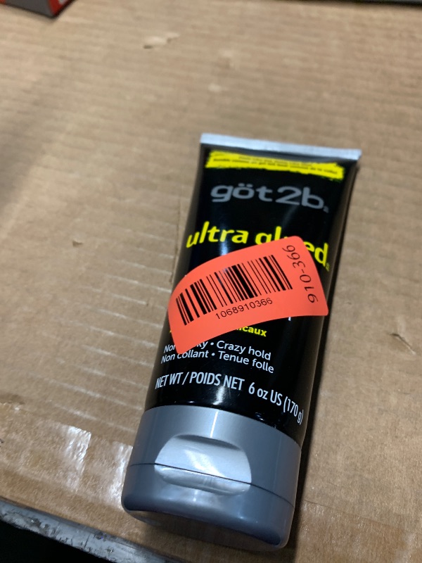 Photo 1 of (1 piece) Got2b Ultra Glued Invincible Styling Gel, 6 oz