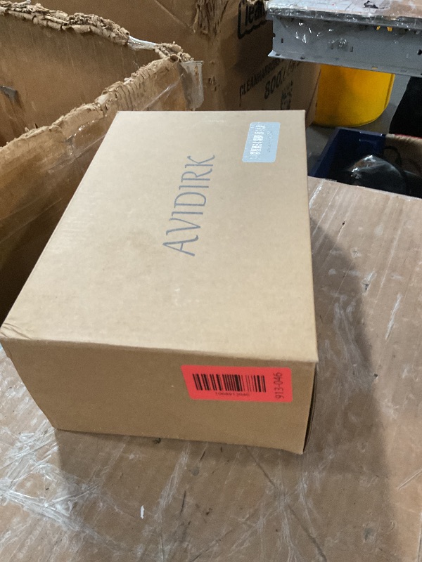 Photo 1 of ***(HEAVILY USED/ MINOR DAMAGE/ SEE NOTES FOR DETAILS)***Avidirk Women's Square Open Toe Heeled Sandals Two Strap Mules Slip On Block Chunky Mid White Heels Sandals