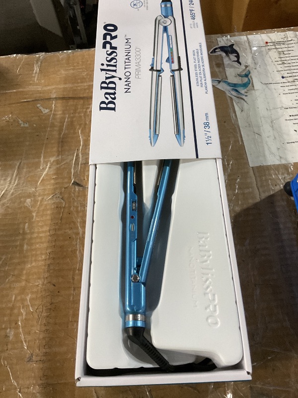 Photo 1 of (see all images) Nano Titanium Flat Iron Hair Straightener, Digital Flat Iron