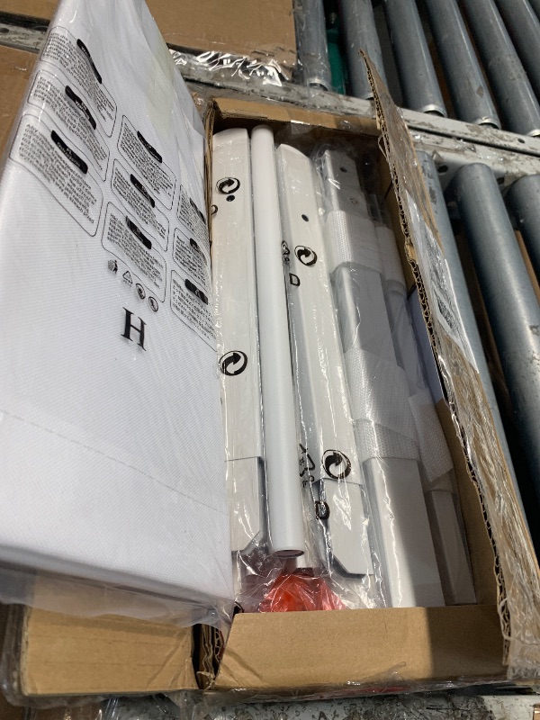 Photo 1 of ***MISSING PARTS***
SONGMICS Luggage Rack for Guest Room, Suitcase Stand with Storage Shelf, Steel Frame, Foldable for Easy Storage, Hotel, Bedroom, Cloud White URLR003W01