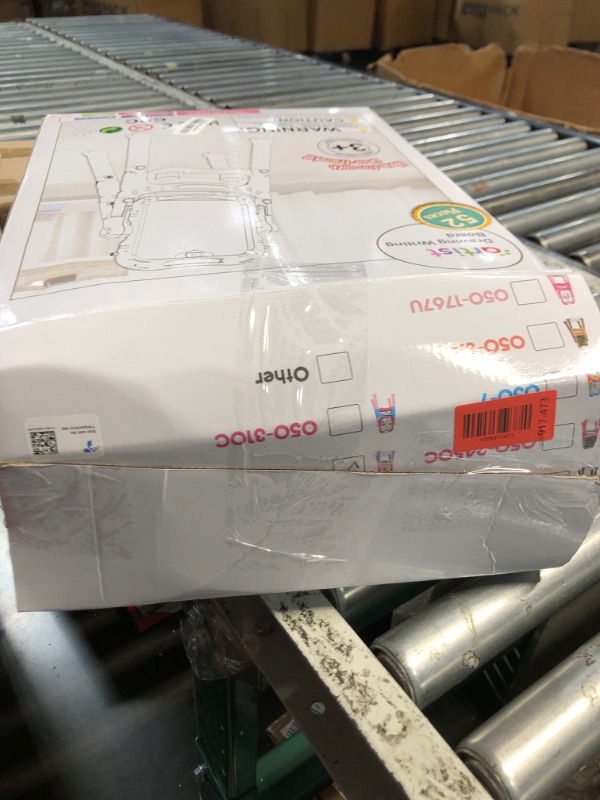 Photo 1 of ***DAMAGED - SEE NOTES/PICTURES*** Amagoing Easel for Kids, Adjustable Standing Art Easel for Toddler, Double Side White Chalk Board with Painting Accessories, Birthday Christmas Gift for Little Girls and Boy Age 3 4 5, Pink