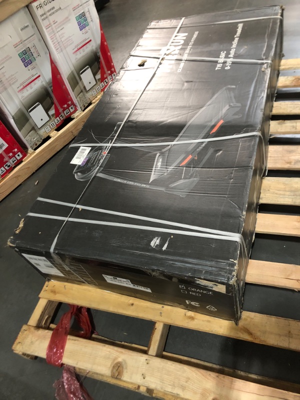 Photo 1 of ***FACTORY SEALED***TRUCK/TRAILER PICKUP ONLY*** THERUN Incline Treadmill, Treadmills for Running and Walking, 300 lbs Weight Capacity Folding Treadmill with 0-15% Auto Incline, Wide Belt, 3.5 HP, App, Heart Rate, Orange