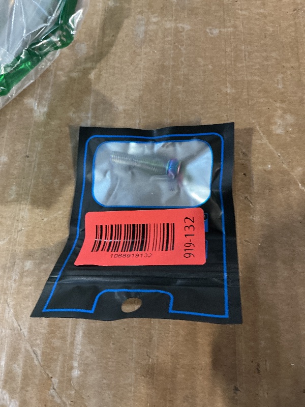 Photo 1 of 1 1/8 Inch Aluminum Alloy Headset Top Cap & Titanium Bolt Set , Bicycle Headset Cap, Mountain Bike Stem Top Cap Cover, Front Fork Stem Top Caps, Headset Cover Screws Set for MTB Road XC FR Bike Stems