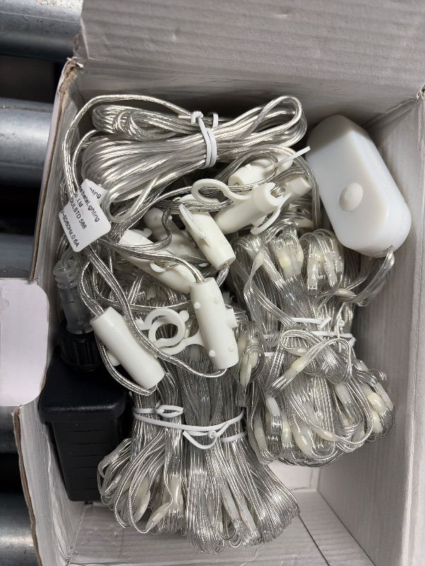 Photo 1 of ZAIYW WiFi Smart RGB Color Changing Curtain Lights - 600 LED, Compatible with Alexa, App Control, Music Sync, Plug in for Christmas Wedding Outdoor Decor