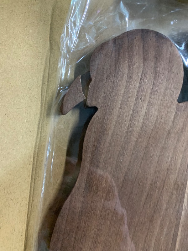 Photo 1 of ***(MINOR DAMAGE/ SEE NOTES FOR DETAILS)***LOYIM 2 Pcs Christmas Snowflake Shaped Cutting Board Christmas Wood Snowflakes Charcuterie Boards Wooden Xmas Serving Tray Fruit Appetizer Platter Veggie Trays for Kitchen