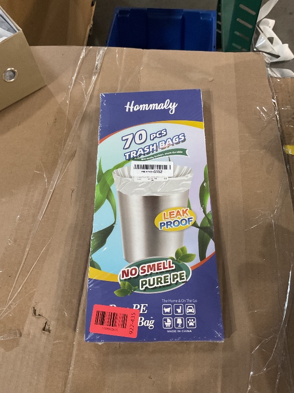 Photo 1 of * factory sealed *
6 Gallon 70 pcs Clear Trash Bags Strong Clear Garbage Bags, Bathroom Trash Can Bin Liners, Plastic Bags for Office Home Kitchen, Fit 6 gallon,7 gallon Waste Basket Liner 5,6,7 Gal(6G70-Clear)