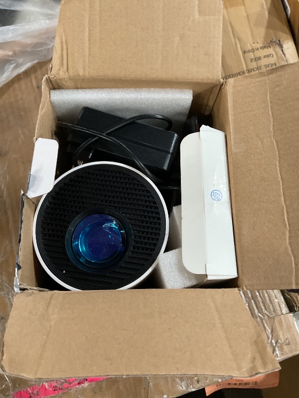 Photo 1 of [Electric Focus]Mini Portable Projector with 4K Support, Bluetooth 5.4 WIFI6, 5watt Sound Base Speaker, 260 ANSI, Android 11, 210° Rotation , Auto Keystone Correction Video Projector HY300 PLUS