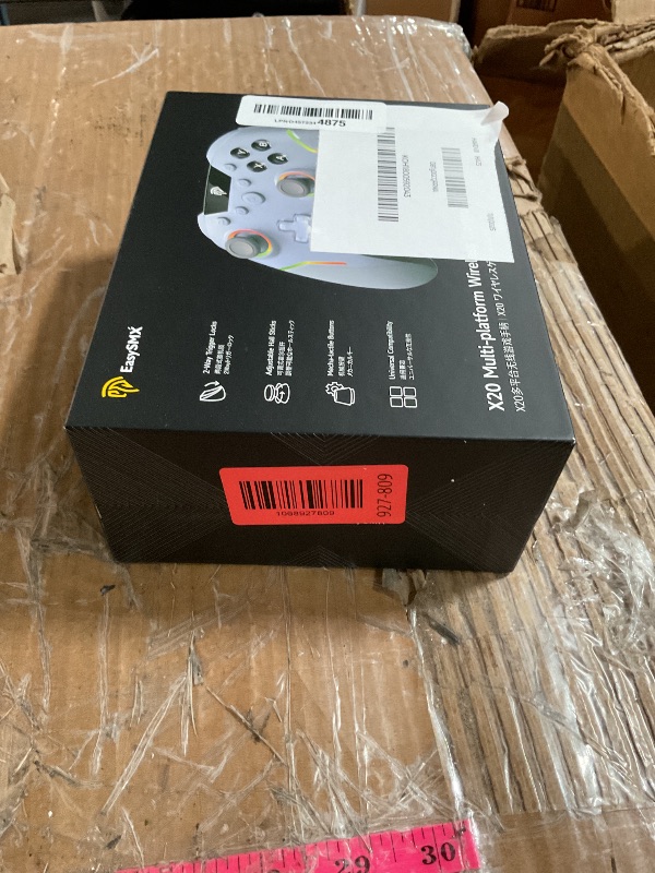 Photo 1 of EasySMX X20 Wireless Gaming Controller with RGB Backlit, 2-Stage Hall Effect Stick, 1000Hz Polling Rate, 6-Axis Gyro on Multi-Platform, Mech Buttons- Compatible with PC/Switch/Steam/Android