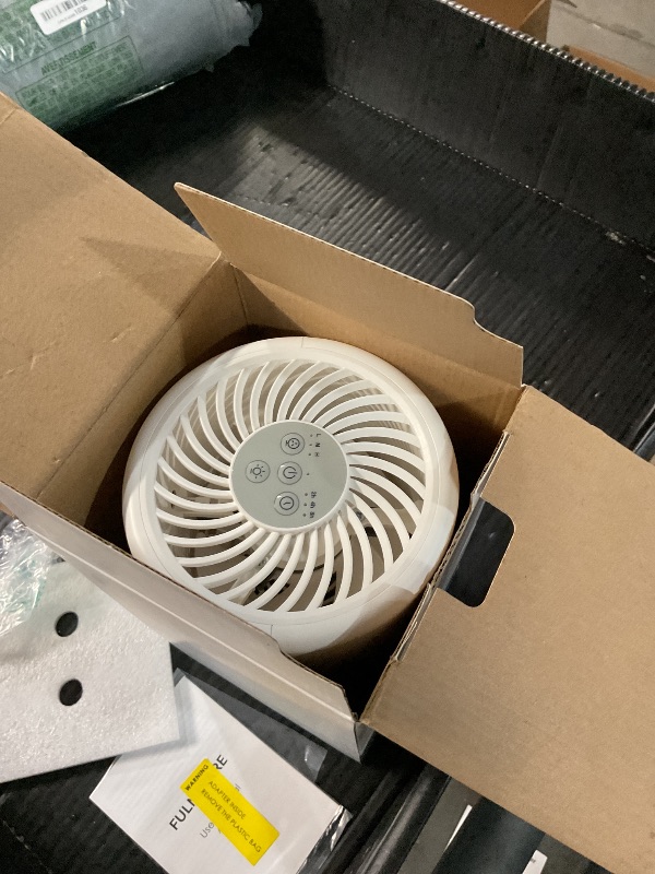 Photo 1 of ***(PARTS ONLY/ MAJOR DAMAGE/ NON FUNCTIONAL)***Air Purifiers for Bedroom, FULMINARE H13 True HEPA Air Filter, Quiet Air Cleaner With Night Light,Portable Small Air Purifier for Home, Office, Living Room
