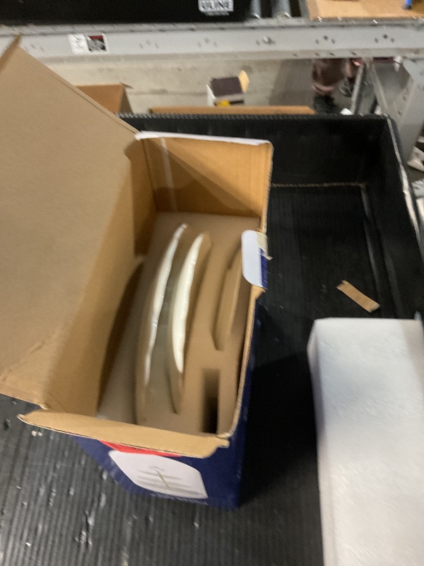 Photo 1 of ***(MISSING PARTS/ PLATES ONLY)***Sweejar 3 Tier Ceramic Cake Stand Wedding, Dessert Cupcake Stand for Tea Party Serving Platter (White)