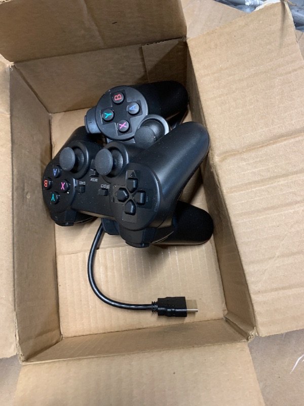 Photo 1 of ***(PARTS ONLY/ MISSING PARTS/ NON FUNCTIONAL)***
SHEPUDRUC Retro Handheld Game Console, Game Console Stick Built-in 20000+ Plug-and-Play Video Games, Equipped with 18 Simulators, 4K HDMI Output and Dual 2.4G Controller?64GB Memory Card?