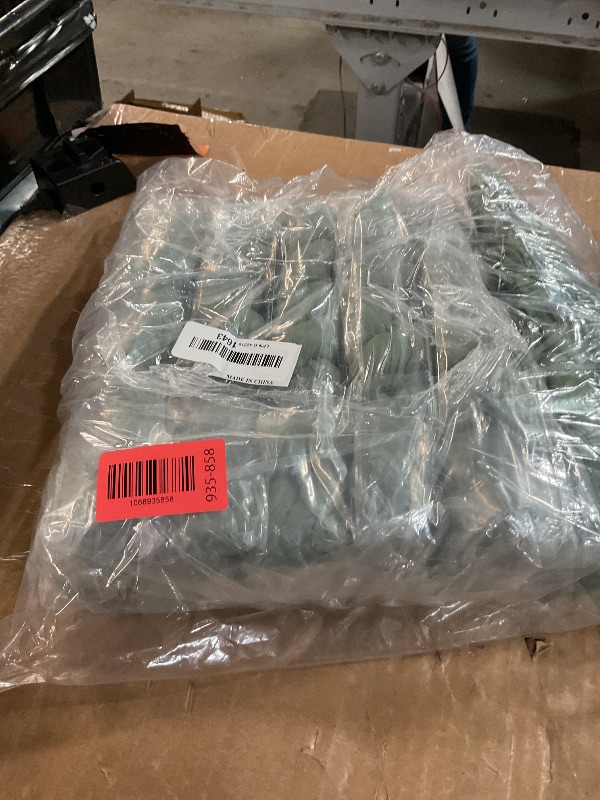 Photo 1 of 12 Pack Boho Gauze Table Runner - 35x72 Inch Rustic Cheese Cloth Long Table Runner for Wedding, Bridal Shower, Birthday Party Decor (Dusty Sage Green)