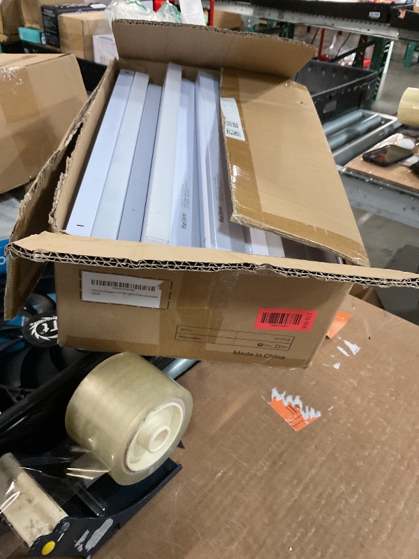 Photo 1 of ***PARTIAL SET - PRICE ADJUSTED***
Litezone Hexagon Garage Lights : 3 Level Dimmable 168W Tube 5 Grids Hexagon LED Lights - Easy Install 6500K Super Bright Hex Lights for Garage, Home Gym, Shop, Workshop, Basement, Studio