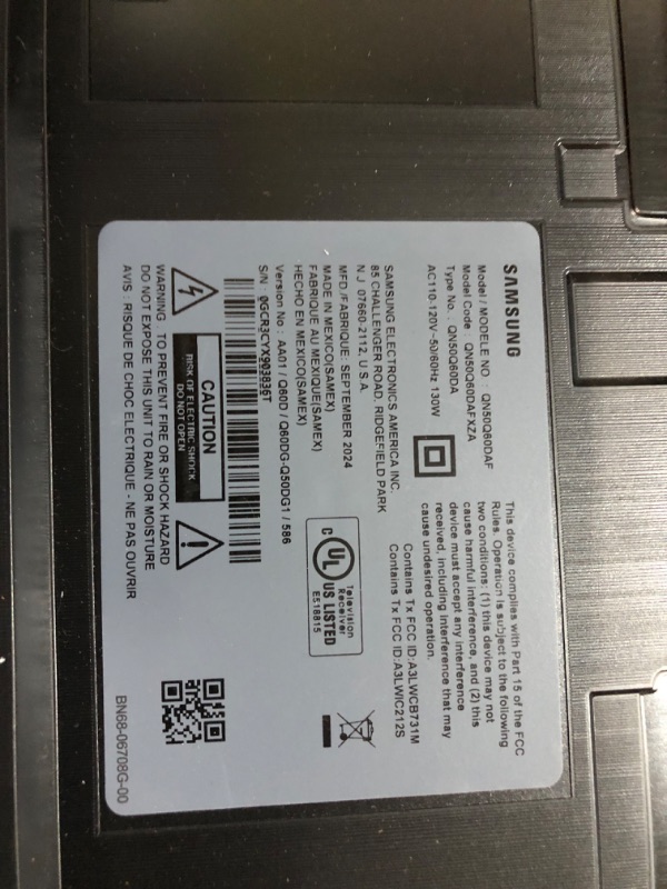 Photo 1 of ****OPENED FOR INSPECTION***SAMSUNG 55-Inch Class OLED S90F 4K Smart TV (2025 Model) NQ4 AI Gen3 Processor, 4K AI Upscaling Pro, OLED HDR +, Motion Xcelerator 144Hz, Samsung Vision AI, Alexa Built-in