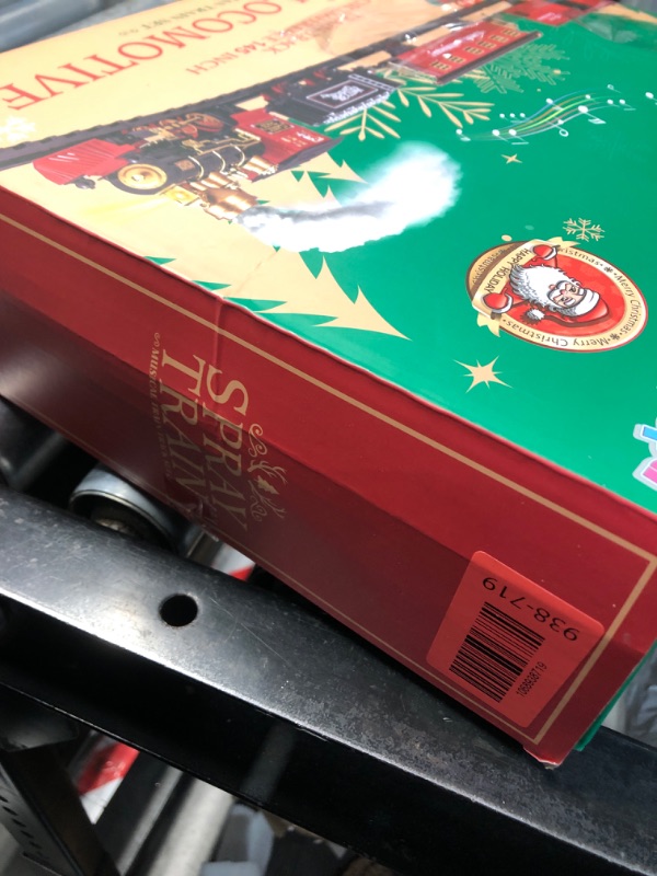 Photo 1 of **UNKNOWN IF ANY MISSING PIECES**Letapapa Train Set, Christmas Train Sets for Under The Tree, Electric Train Toy for Boys & Girls, Toy Train w/Steam Locomotive, Tracks, Lights & Sound, for 3 4 5 6 7 8+ Year Old Kids