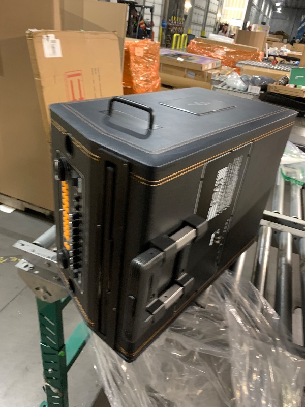 Photo 3 of Smart Karaoke Machine with 17.3 Inch Touch Screen & Lyrics Display, Up to 1200W Powerful Speaker, Super Deep Bass Sound for Home Party, Outdoor - Perfect for Adults, Kids, Singers & Music Lovers