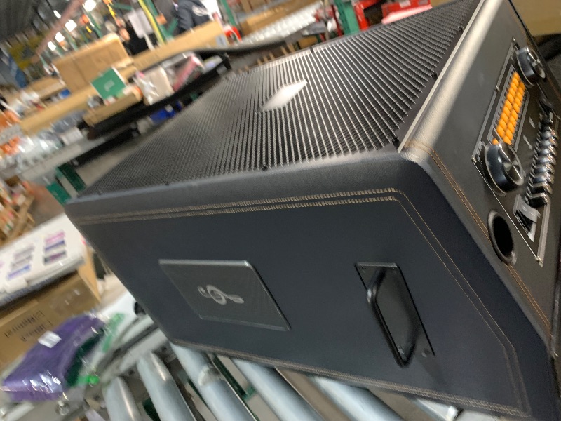 Photo 7 of Smart Karaoke Machine with 17.3 Inch Touch Screen & Lyrics Display, Up to 1200W Powerful Speaker, Super Deep Bass Sound for Home Party, Outdoor - Perfect for Adults, Kids, Singers & Music Lovers