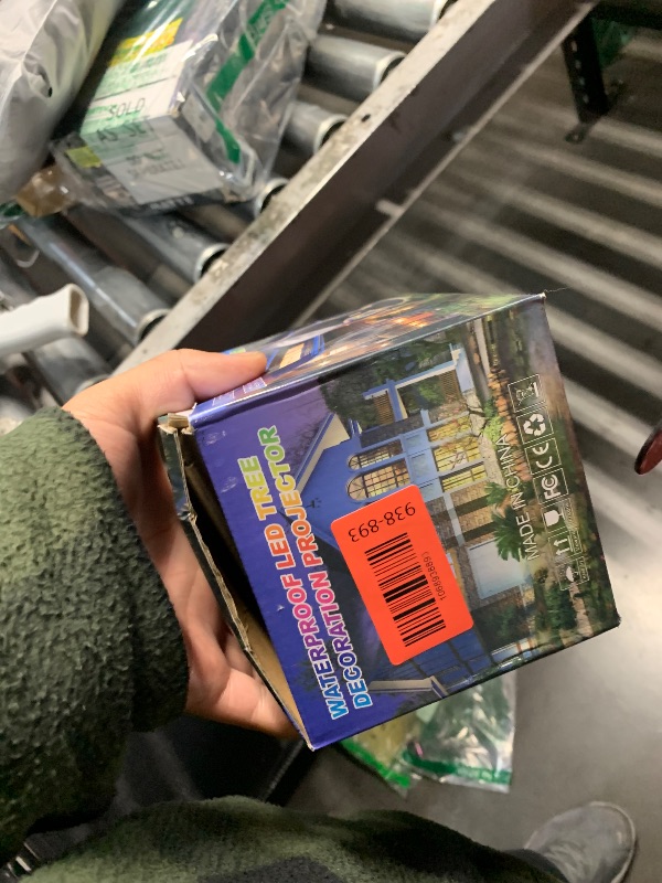 Photo 1 of ***(MISSING REMOTE)***Hekation Christmas Halloween Outdoor Projector Lights, 15 Colors Water Wave Ocean Effect Night Light, Waterproof Yard Decorations With Remote and Timing