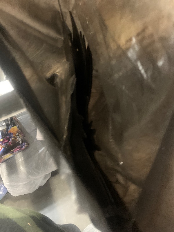 Photo 1 of (18 Pcs) Hanging Bats Halloween Decoration Outside, Large Flying Plastic Bats Outdoor Decor, 3 Different Sizes with Cute Eye Stickers for Hanging in The Tree, Porch, Yard, Lawn, Indoor