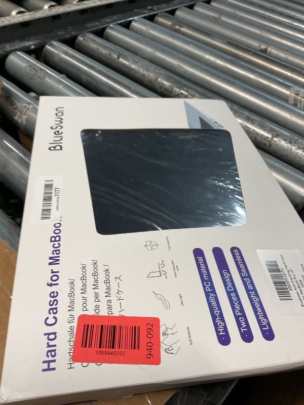 Photo 1 of BlueSwan Anti-Cracking Hard Shell Case Compatible with MacBook Pro 16 inch, 2025 M4 M3 M2 M1 2024-2021 Pro/Max A3403 A3186 A2991 A2780 A2485, Anti-Fingerprint Soft TPU Bumper, Frosted Black