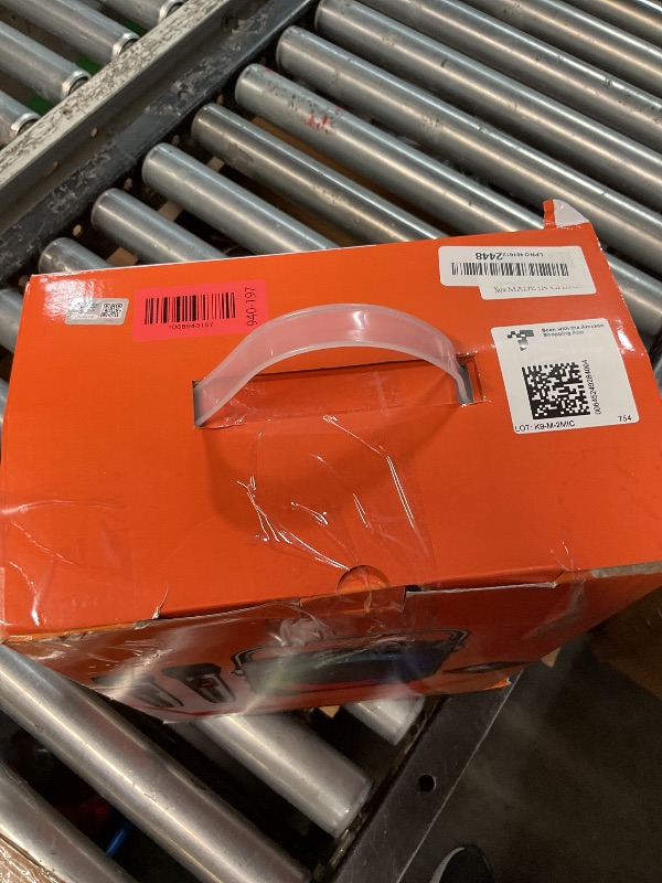 Photo 1 of ***MISSING CORD***
Karaoke Machine, Portable Bluetooth Speaker with 2 Wireless Microphones for Adults & Kids with Lights, Karaoke Microphone with PA System Supports USB/TF/FM/AUX for Home Party Home System Packages