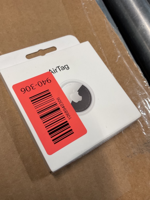 Photo 1 of *OPENED TO INSPECT* Apple AirTag. Keep Track of and find Your Keys, Wallet, Luggage, Backpack, and More. Simple one-tap Set up with iPhone or iPad