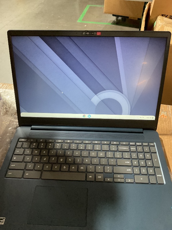Photo 1 of (account lock)(see not)  Lenovo IdeaPad 3i Chromebook, 15.6” FHD Display, Intel Celeron N4500, 8GB RAM, 64GB eMMC, 1920x1080 px, 720p Camera, Chrome OS, Abyss Blue(can still browse guest)