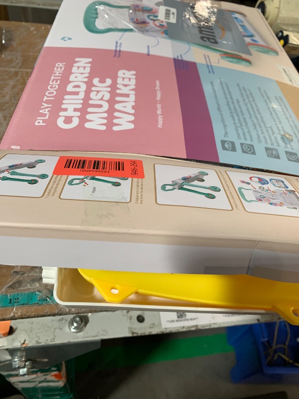 Photo 1 of (missing pieces) Cuterabit 2 in 1 Sit to Stand Baby Walker with Music and Light, Push Toys for Toddlers 1-3 for Learning to Walk