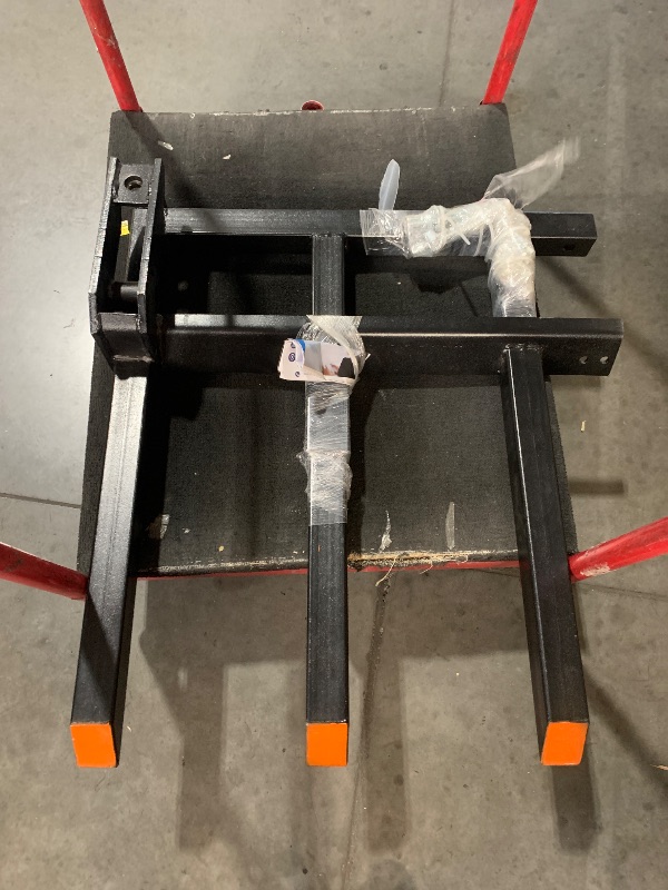 Photo 1 of ***MISSING PARTS***
Garvee Clamp on Debris Forks Fit 72 in Bucket, Heavy Duty 5500 LBS Capacity 7 Fork Tines Clamp-on Pallet Forks Tractor Bucket Forks for Skid Steer Loader Tractor