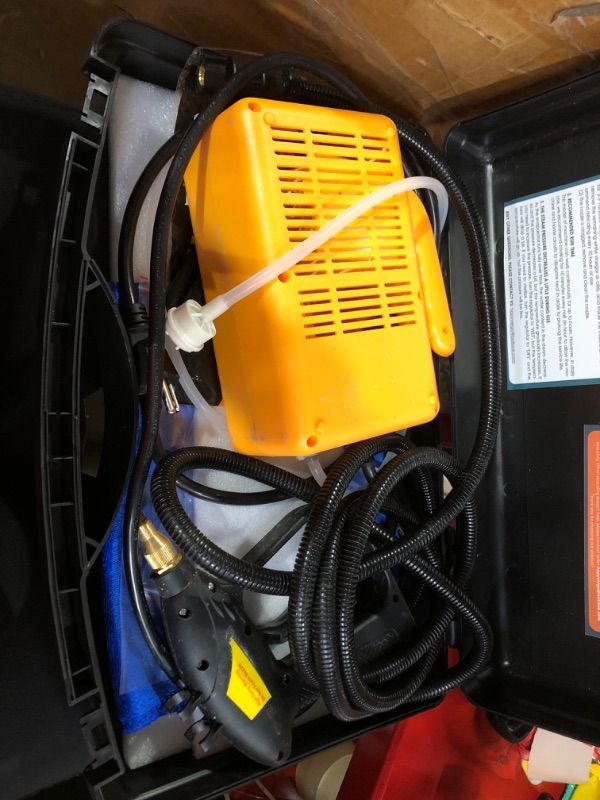 Photo 1 of ***MISSING PARTS***
Hapyvergo High Pressure Steam Cleaner, 1700W Handheld Steamer for Cleaning Grout Tile, Hand Held Portable Steam Pressure Washer for Car Cleaning Steamer High Heat for Home 110V