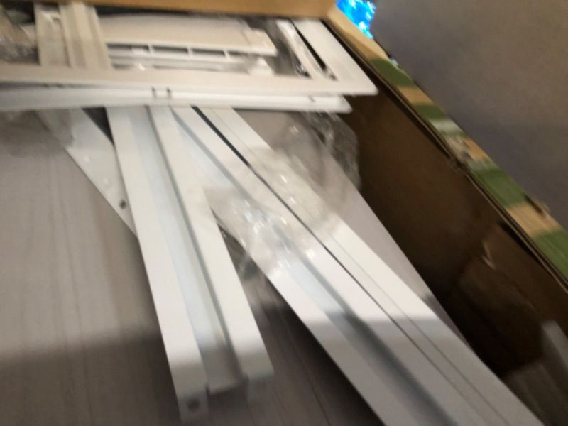 Photo 1 of ***MISSING PARTS***
***STOCK PHOTO FOR REFERENCE ONLY***
Greesum 4x8FT Plastic Storage Shed with Floor, Resin Outdoor Storaged Sheds with Lockable Door, All Weather Tool Shed with Window and Vent, Easy Assembly for Garden, Patio, Backyard, Light Gray