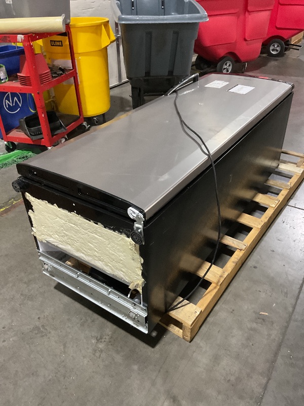 View 5 of ***TRUCK/TRAILER PICKUP ONLY******UNABLE TO TEST***Hamilton Beach Upright Freezer - 11 cu. ft., Stainless Steel ***ALLOW UPRIGHT FOR 24 Hrs BEFORE USE***