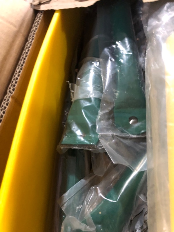 Photo 1 of (box 1/3)
KidKraft Brightside Wooden Swing Set with Café Area and Stools