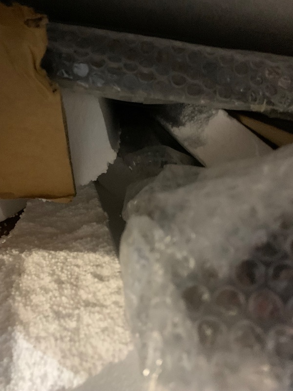 Photo 1 of *** Missing Front & Back Panels*** Rough Country Truck Bed Cap for Ford F-150 (2021-2025) 5'7" Bed - Modular Weather-Resistant Topper with Lockable Gullwing Doors, LED Lighting, Molle Panels, 750lb Rated