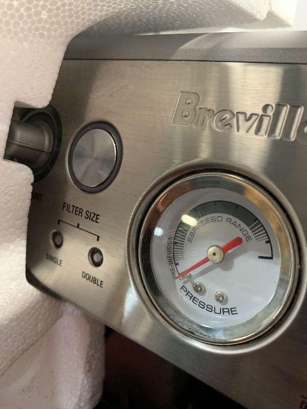 Photo 1 of (used item) Breville Barista Express Espresso Machine BES870XL, Brushed Stainless Steel