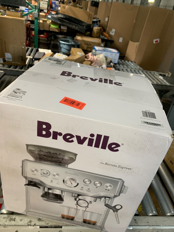 Photo 1 of (used item) Breville Barista Express Espresso Machine BES870XL, Brushed Stainless Steel
