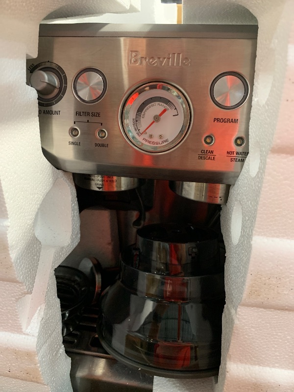 Photo 1 of (used item) Breville Barista Express Espresso Machine BES870XL, Brushed Stainless Steel