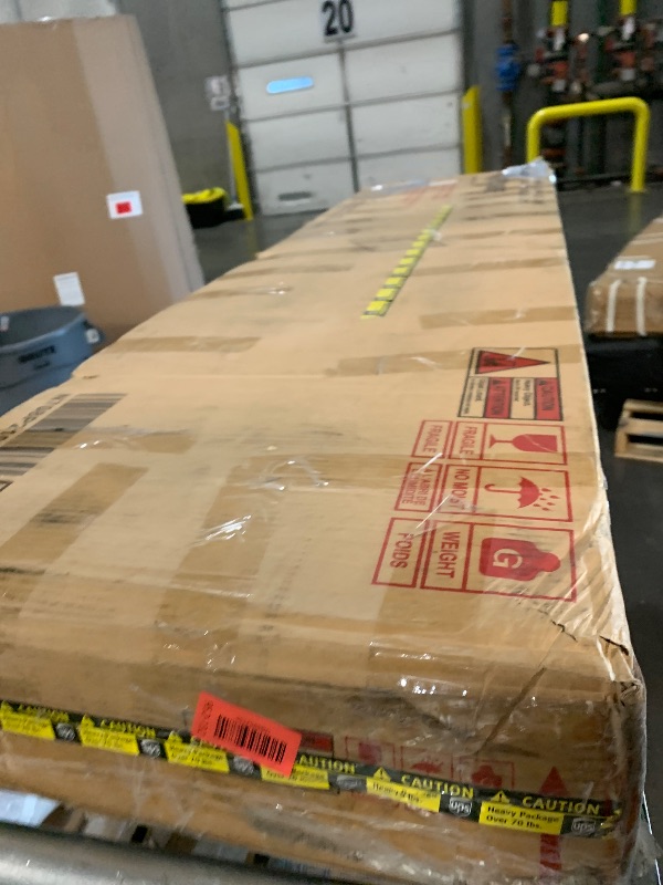 Photo 1 of ***PARTIAL SET - PRICE ADJUSTED***
DERCASS Wall Bed with Shelves, Murphy Bed with Wardrobe and LED Lights for Guest Room, Bedroom?No Boxspring Needed (Gray, Queen (U.S. Standard))