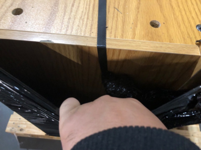 Photo 1 of (truck/trailer pick up only)
DWVO Buffet Cabinet Rattan - Storage Cabinet with 6 Wood Storage Closet Dressers Chest - Coffee Bar Cabinet with Drawer-Accent Cabinet with Golden Handles for Living Room/Dining Room/Entryway-Natural